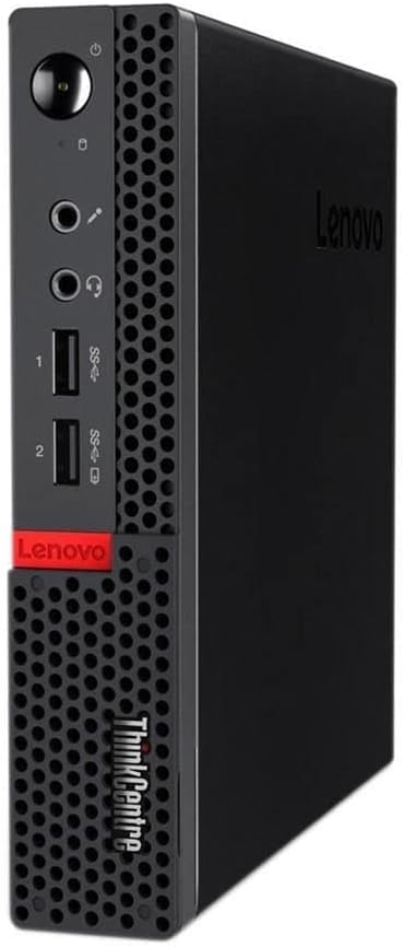 Photo 1 of Lenovo ThinkCentre M910Q Tiny Desktop Intel Core i7-6700T 2.8GHz 32GB RAM 1TB SSD Integrated Graphics - WiFi + Bluetooth Adapter - Windows 11 Pro (Renewed)