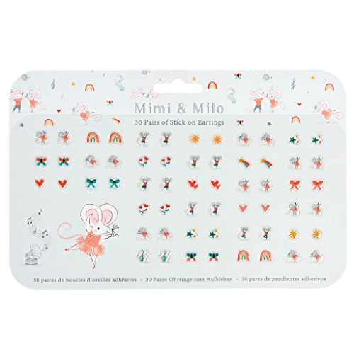 Mimi And Milo Stick On Earrings