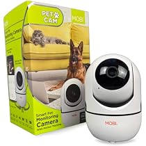 Amazon.com: MOBI MobiCam HDX Wi-Fi Pan & Tilt Smart Pet Monitoreo ...