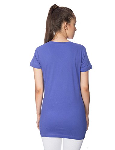 goldstroms womens v-neck neck long printed tee
