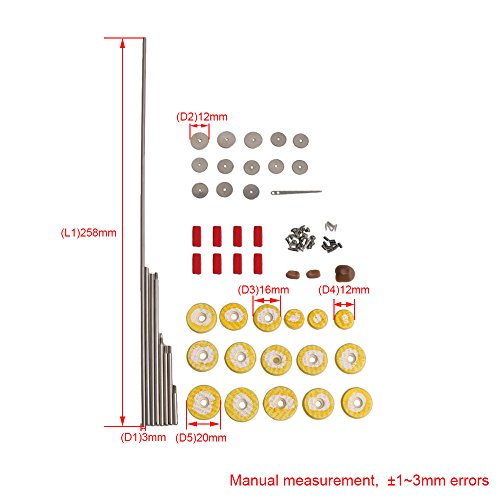 image for BQLZR Flute Repair Parts Tool Maintenance Kit Screws + 16pcs Open Hole