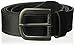 Dickies 100% Leather Jeans Belt with Stitch Design and Prong Buckle, Dickieslogo Stamp,Black,38