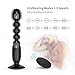 Vibrating Anal Beads Vibrator Prostate Massager - Adorime Waterproof G-spot Vibrators Anal Butt Plugs with 10 Modes and Hands-Free Suction Cup, Sex Toys for Men Women and Couples.