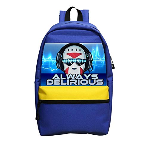 SCCX Delirious_H2o;Vanoss_Gaming; Customized 3D Printing School Bags Backpacks Shoulder Daybag