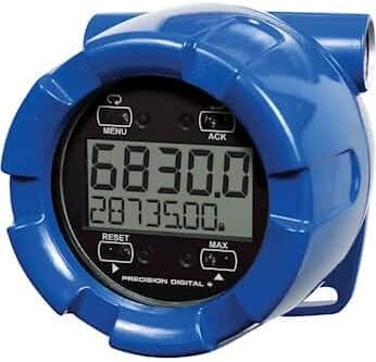 Precision Digital PD6830-AP0 Explosion-Proof Rate/Totalizer, 9-30 VDC, with Backlight.