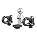 CURT OEM 60609 Puck System Gooseneck Ball & Safety Chain Anchor Kit for Ford