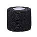 ESUPPORT 2 Inches X 5 Yards Self Adherent Cohesive Wrap Bandages Strong Elastic First Aid Tape for Wrist Ankle Black Pack of 10