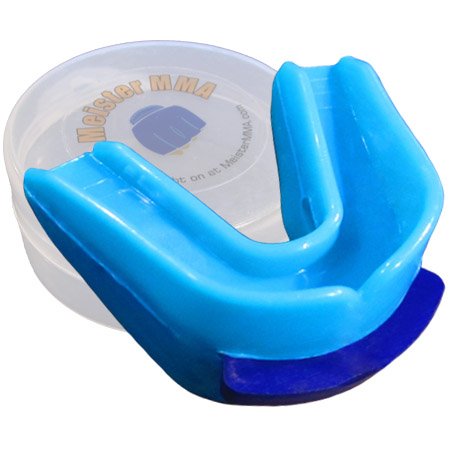 Moldable Double Mouthguard w/ Case - Blue