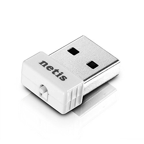 Netis WF2120 Wireless N150 Nano USB Dongle, Ideal for Raspberry, Windows, Mac OS, Linux, RTL8188CUS, Plug in and Forget