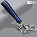Qiaoba Car Key Chain,Handmade Premium Leather Valet Keychain Detachable with Car Key Loop Ring Car Key Fob Chain for Men Women