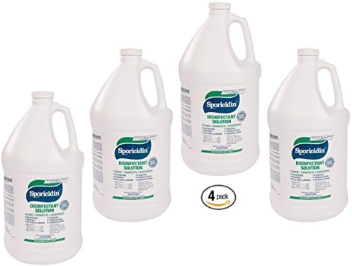 Sporicidin Disinfectant Solution and Presoak Gallon Bottle (Case of 4)