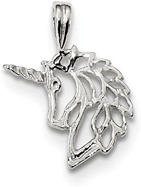 Jewelry Adviser Charms Sterling Silver Unicorn Charm