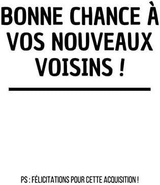 Bonne Chance A Vos Nouveaux Voisins Cadeau Original Humoristique Et Rigolo A Offrir A Un Couple Pour Leur Pendaison De Cremaillere Cahier De Note Avec Citation Amusante En Cremaillere Carnets D Humour Amazon Com Tr