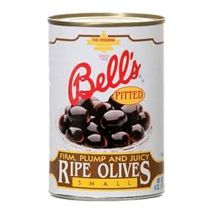 Amazon.com: New 313484 Bell Black Olives 6 Oz Pitted Small