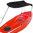 MOOCY Kayak Canopy,Waterproof Sun Shade Canopy for Single Person,Kayak Sunshade Awning Top Cover, Universal Canoe Shade with Storage Bag for Outdoor Fishing