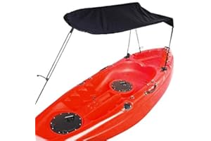 MOOCY Kayak Canopy,Waterproof Sun Shade Canopy for Single Person,Kayak Sunshade Awning Top Cover, Universal Canoe Shade with 