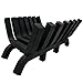 TITAN GREAT OUTDOORS 24in Fireplace Grate, Heavy Duty 1.25in Thick Steel Rungs, Elevated Log Wood Chimney Grate, Burning Fireplace and Firepits
