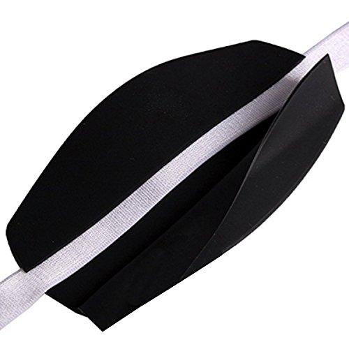 Wartoon 20 PCS Bra Pads Inserts Bra Strap Cushions Holder with Non-slip Elastic Bra Strap Clips Holder, Black