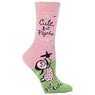 Blue Q Women's Novelty Socks: Cute, But Psycho; 5-10