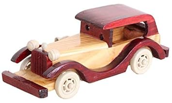 Stylastra Classic Vintage Wooden Toy Car 10 Inch Amazon In Home Kitchen