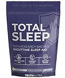 Truth Nutra - Total Sleep - Natural Sleep Remedy - 30 Servings - Helps Your Body Relax - Reduces Anxiety & Restlessness - Promotes Restorative Sleep Cycles & Deep Sleep - Improves Overall Mood