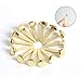 Hapy Shop Paper Fasteners,Medium 3/4-Inch Brass Plated Scrapbooking Brads Round Metal Brads for Crafts Making DIY,300 Pack