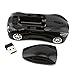 Sport Car Shape Mouse 2.4GHz Wireless Optical Gaming Mice 3 Buttons DPI 1600 Mouse for PC Laptop Computer (Black)thumb 3