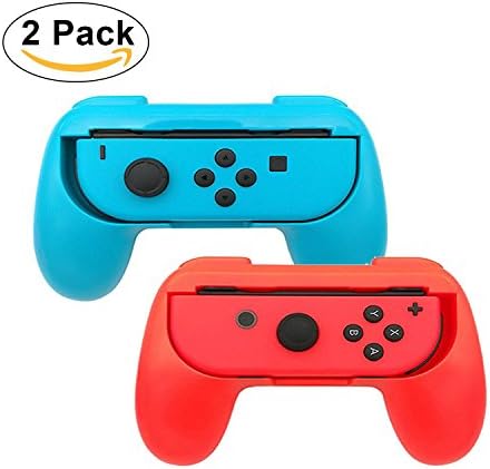 2-Pack Joy-Con Grips kits Wear-Resistant For Nintendo Switch