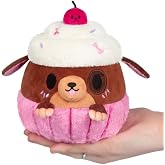 Squishable - Snacker Chocolate Pupcake S1 E1 - SynthiSquish Collection - 6 in - Soft Toy Collectible Stuffed Animal