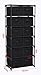 HOMEFORT 12 Drawer Dresser Chest of Drawers Storage Closet Organizer Fabric Dresser with Non-Woven for Bedroom, Closet, Nursery, Living Room, Entryway Black