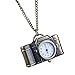 Palfashion Feelontop® Vintage Style Camera Shape Pocket Watch Pendant Necklace Long Chain with Jewelry Pouch
