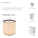 The Wooden Wick Co. Crackling Candle Wicks + Clips (25 Wicks, Medium) for Coconut + Soy Wax Blend Candles | Candle Making Supplies (OB-.030-.500-5-25)