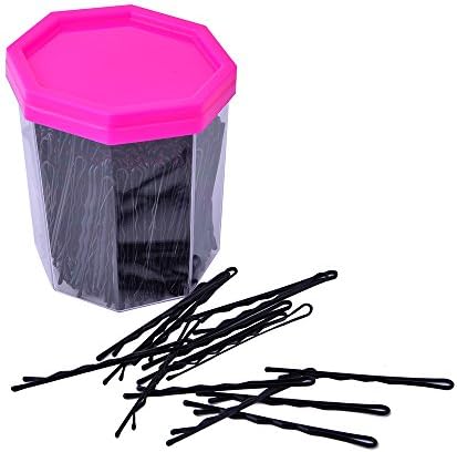 KS Bobby Pins Metal Barrettes 6cm In Length 360 pcs Per Box,Just Black