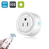 Tocode Smart Plug Smart Outlet Mini Wifi Outlet, Remote Control Your Devices, No Hub Required, ETL Listed
