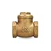1 inch No Lead Brass Swing Check Valve With IPS Female Threaded Connections