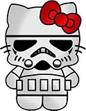 Stormtrooper Hello Kitty Car Window Wall Macbook Notebook Laptop Sticker Decal