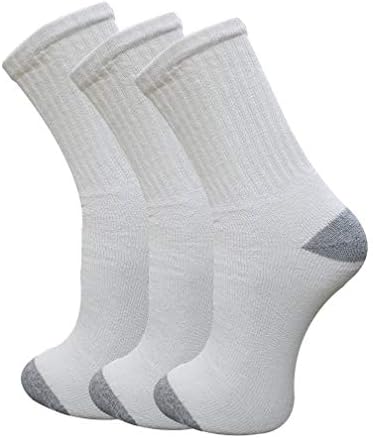 Premium Quality12 Pairs Mens Cotton Rich Sports Socks With Reinforced Heel an Toe Size 6-11