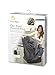Jeep Car Seat Travel Bag, Universal Size Car Seat Cover, Fits All Car Seats, Shoulder Strap Included, For Airport Gate Check-In, Infant and Baby Carrier Travel Bag, Black, Nylon