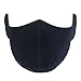 Men Women Half Cover Black Face Ski Mask Wind Resistant Winter Snow Balaclava-Black