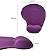 Kxuan Gel Mouse Pad with Wrist Rest MO303 (Purple)