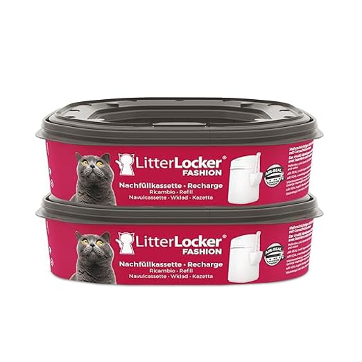 LitterLocker Fashion Refill Cassettes, Pack of 2