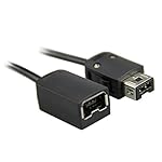 Ortz 10ft Extension Cable for [NES Classic Mini Edition] Controller, Cords Extender - Best Controller Extension Cable Cord for Nintendo Gaming System Black [Works with Wii U]