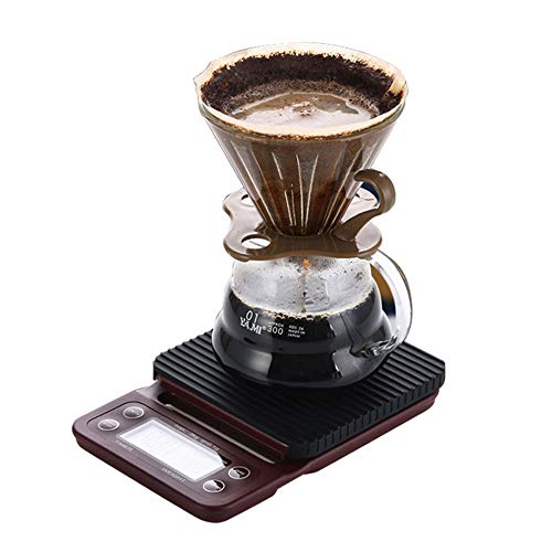 FuriGer Digital Jewelry Scales, Precision Multifunction Scales,Coffee Scales with Back-lit LCD Display Balance Scales Weighing Tool Electronic Stainless Steel Measure Scales,5kg/0.1