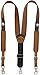 Nocona Belt Co. Men's Buffalo Nickel Basket Leather Suspender