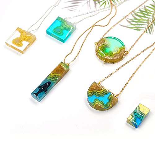 LET'S RESIN Island Resin Molds, 4PCS Ocean Style Silicone Molds, Jewelry Epoxy Resin Molds for Pendant, Necklace, Resin Crafts DIY