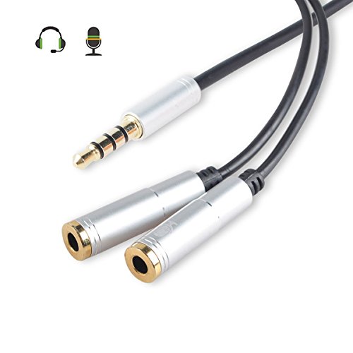 image for Conshine Headset Adapter for CTIA Headsets With Separate Headphone And