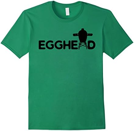 Mens Egghead Funny BBQ Kamado Smoker Grilling T-Shirt Pitmaster 2XL Kelly Green