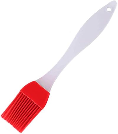 HouChanges Pastry Brush Silicone Grilling Basting Brush Red Heat Resistant