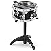 Best Choice Products 11-Piece Kids Beginner Drum Kit, Musical Instrument Toy Drum Set for Music Practice w/Bass, Toms, Snare, Cymbal, Stool, Stand Drumsticks - Black