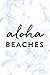 Aloha Beaches, 18 Month Weekly & Monthly Planner | 2018-2019: Marble, July 2018 - December 2019, 6